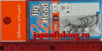 Rodiocraft Jig Head Type-D 0.9g #6 5шт