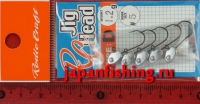 Rodiocraft Jig Head Type-D 1.2g #5 5шт