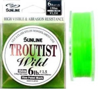 Sunline Troutist Wild I.G.F.A. Class 5lb 0.190mm 150m моно
