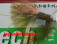Vanfook Leech 1.8g #8 BL (30020) муха с усами