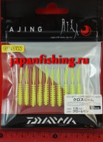 Daiwa Gekkabijing Ajing 1.5inch Glow lemon 10шт.