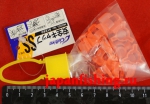 Cultiva-81280(SS) чехлы д/тройников 9шт.red